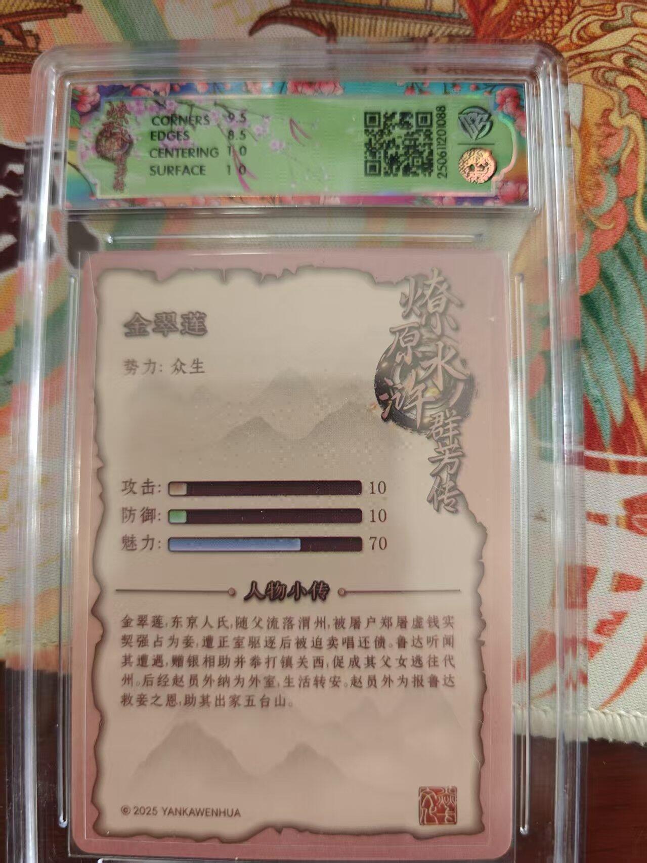 寸草不生 马年 第二期 焱卡文化水浒群芳传（下金翠莲
折光