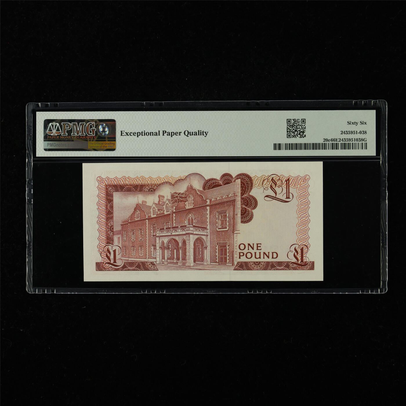 【亘邦集藏】第226期拍卖 1988年 直布罗陀1镑 PMG 66EPQ L625112