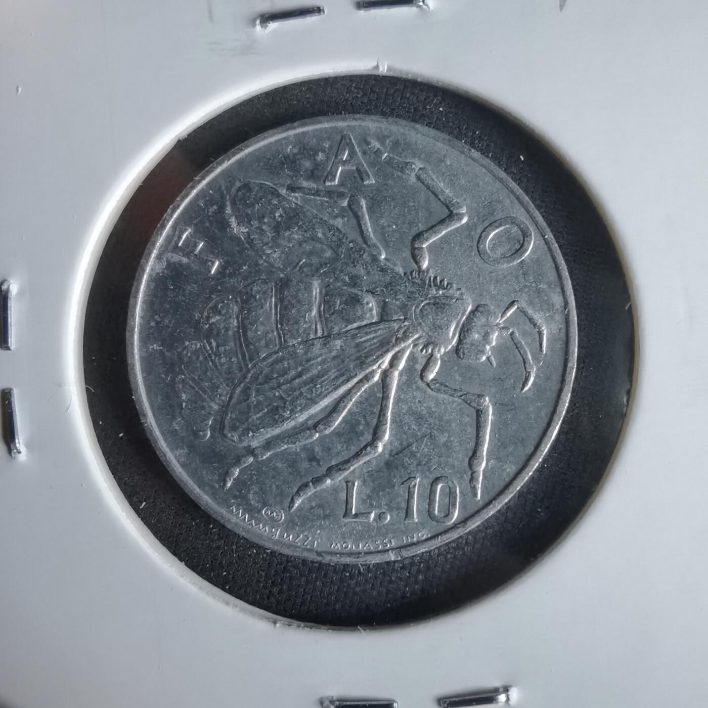 沼泽如烟--第1047场 圣马力诺1974年10里拉FAO