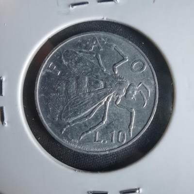 沼泽如烟--第1047场 - 圣马力诺1974年10里拉FAO