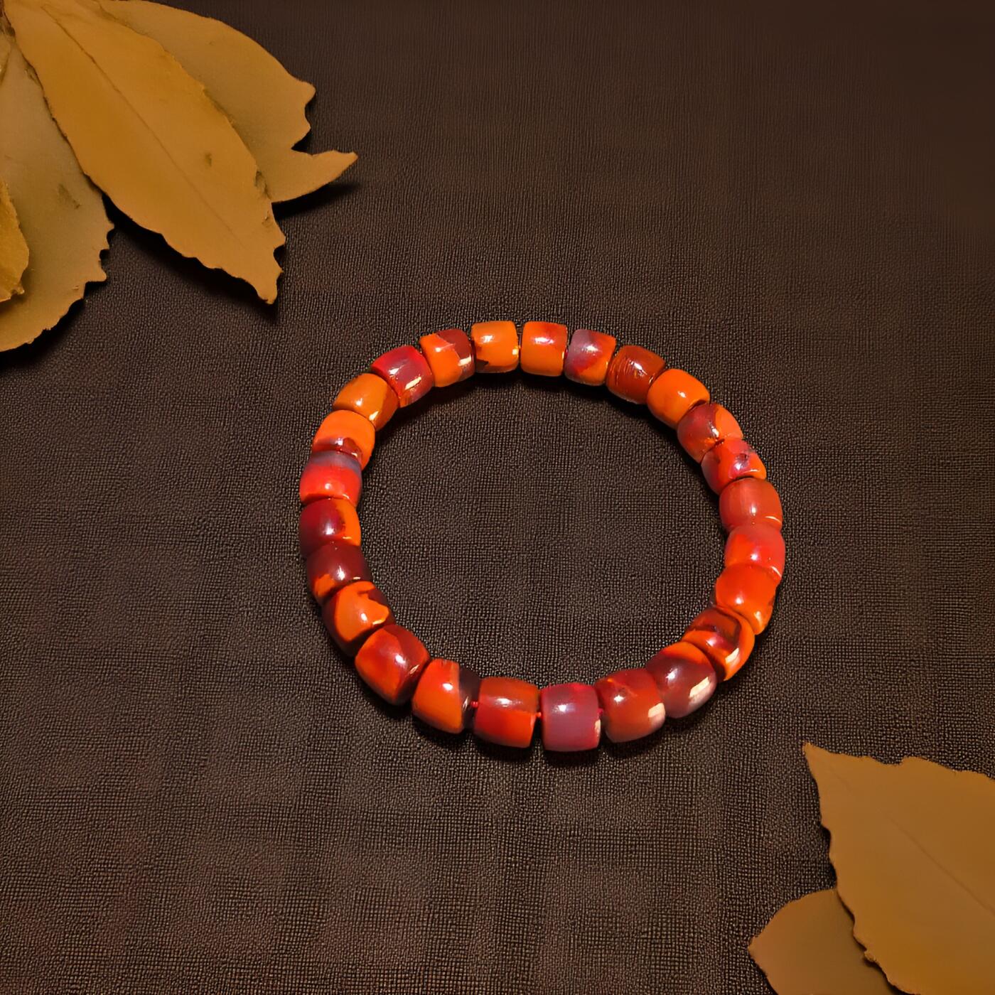 碧月说宝 君子怀瑾·当代和田玉清风专场(八) 精工归圆双色南红手串