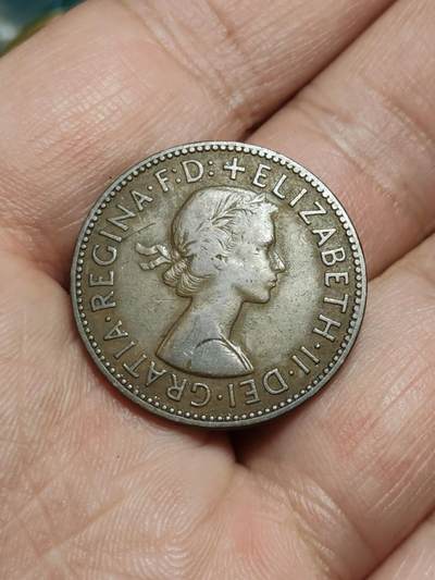 2026年第四十三场(总第二百一十二场）外国好品散币场(免佣金) - 英国🇬🇧1959年半便士(伊丽莎白二世青年桂冠第二版)