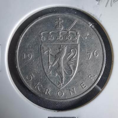 沼泽如烟--第1047场 - 挪威1976年5克朗