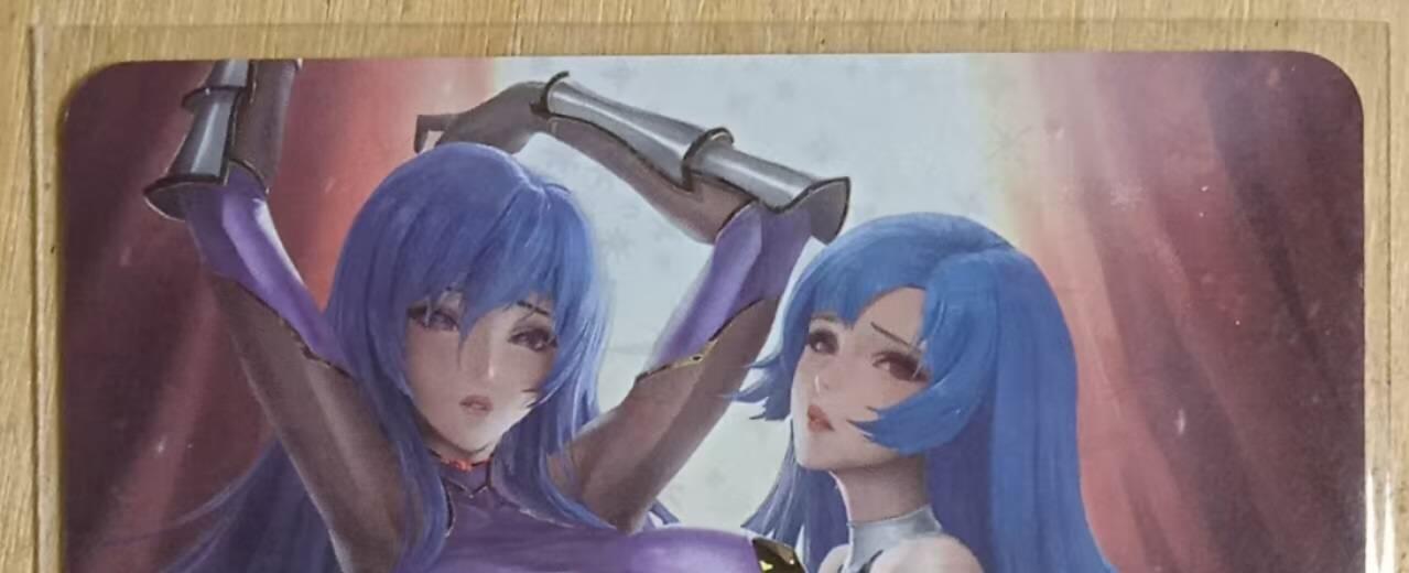 龙虎卡牌-八二场（满200元包邮，无佣金，每周六结拍，欢迎送拍） 彩闪 动漫美女卡牌 双人合体大雷