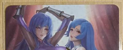 龙虎卡牌-八二场（满200元包邮，无佣金，每周六结拍，欢迎送拍） - 彩闪 动漫美女卡牌 双人合体大雷