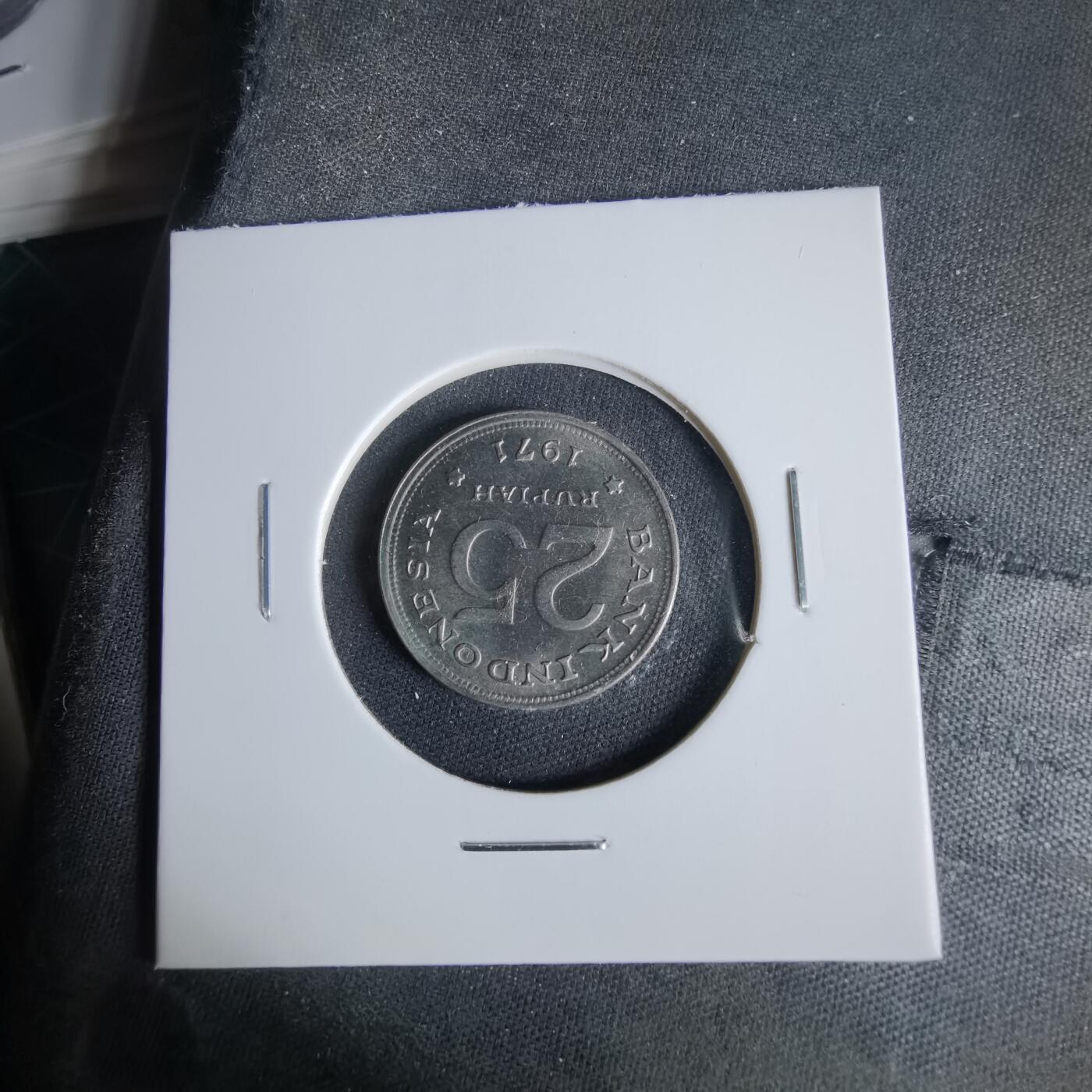 沼泽如烟--第1047场 印度尼西亚1971年25卢比