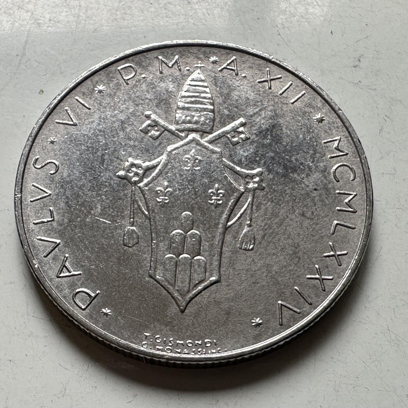 🌹外币初藏🌹🐯2026年第40场   每周二四六晚8️⃣点 世界钱币 梵蒂冈1974年100里拉