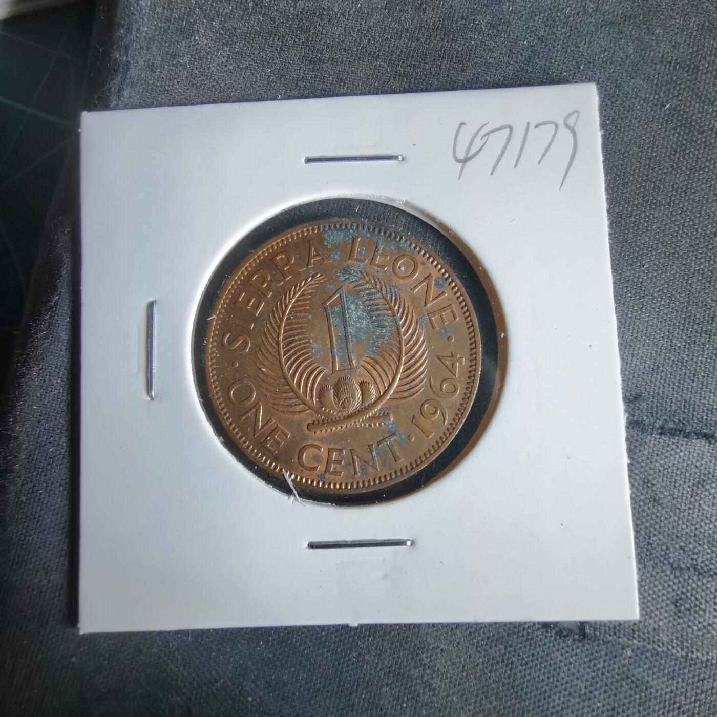 沼泽如烟--第1047场 塞拉利昂1964年一分