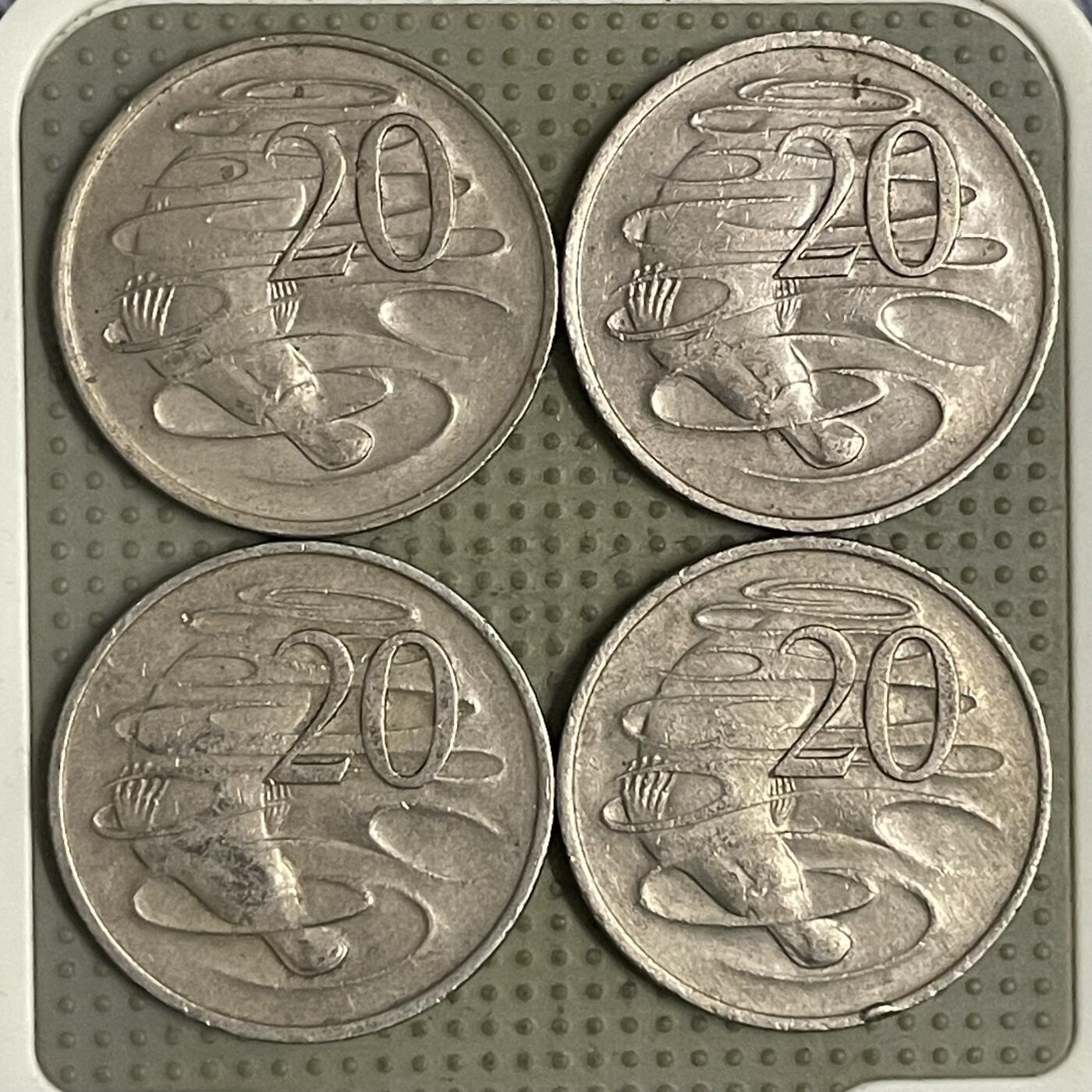 2026年第42场各国散币拍卖（总第192场） 澳大利亚20分4枚