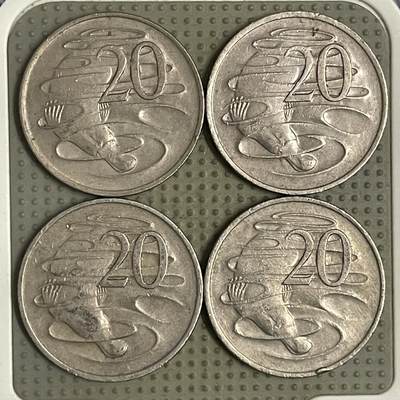 2026年第42场各国散币拍卖（总第192场） - 澳大利亚20分4枚