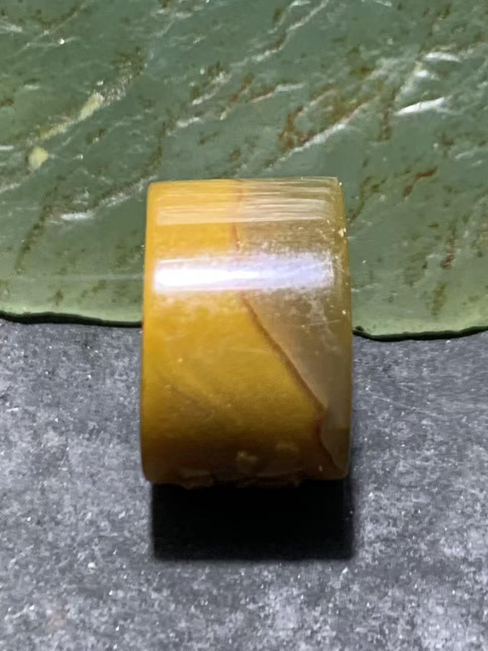 精美高玉化亚光冻料战国红玛瑙手工俏色巧雕道字墩子一个