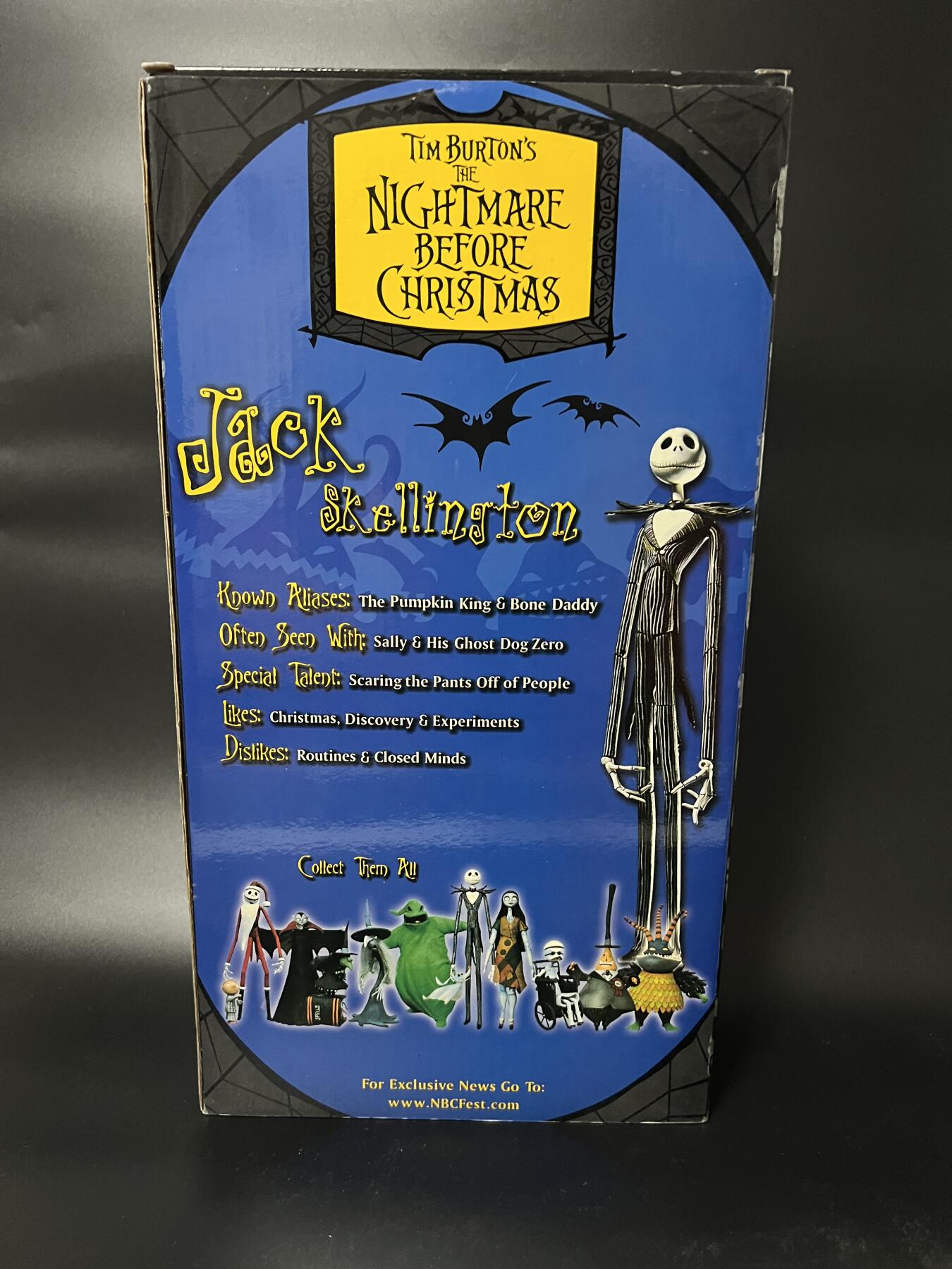 零元拍：正版NECA 12寸 圣诞夜惊魂 杰克 12个可换头雕。