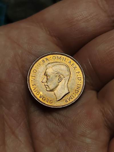 2026年第四十三场(总第二百一十二场）外国好品散币场(免佣金) - 原光好品–英国🇬🇧1937年1法新(乔治六世加冕年，第一版首发年)