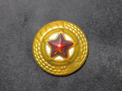 云宸嘉赏-勋臻佳藏四月精品甄选场次（低佣 一元一手） - 朝鲜人民民主主义共和国 人民军铜帽徽 原漆美品