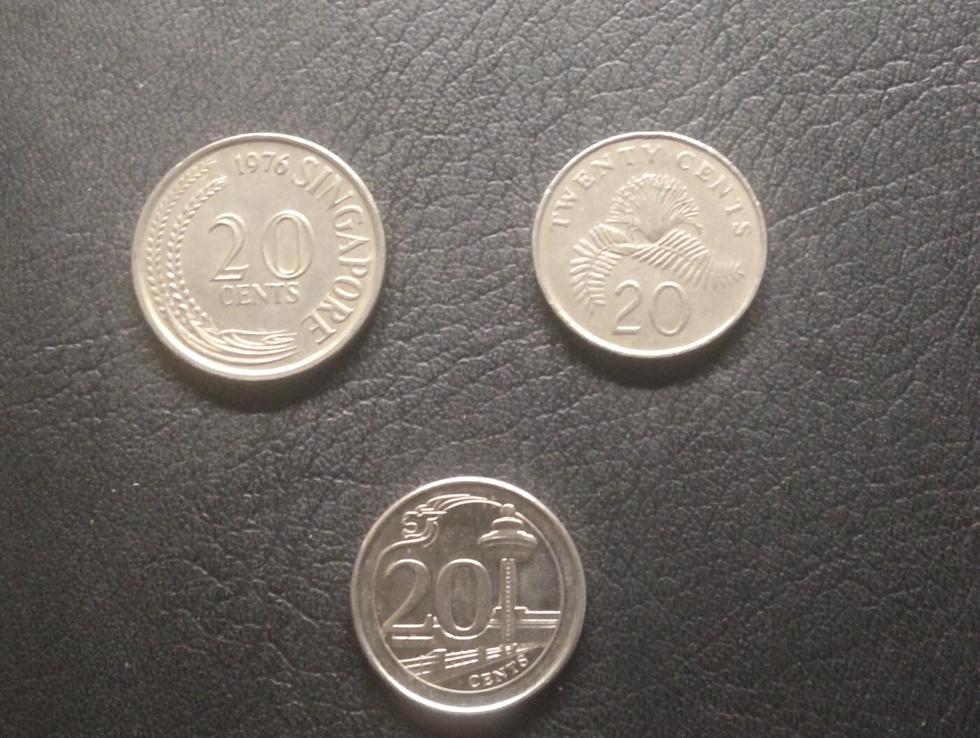 荟藏特别场次第十五期——“社长的硬币堆” 新加坡20分 美品三代版本一站式购齐·