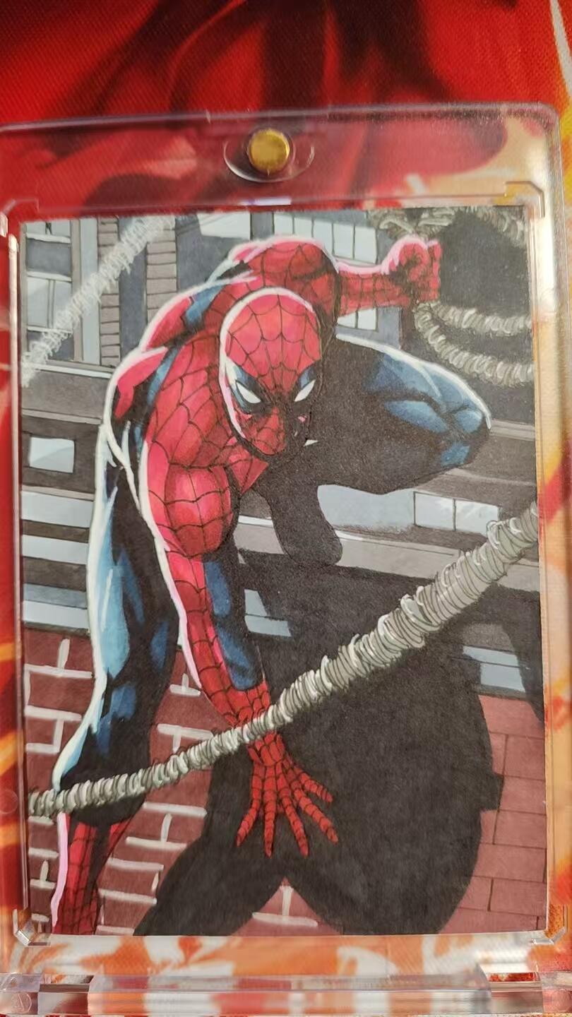 寸草不生 马年 第二期 漫威精品手绘--1/1--名画师：拾柒--蜘蛛侠