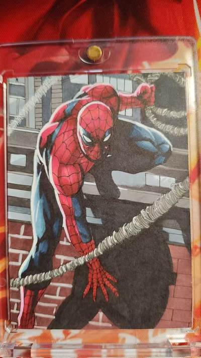 寸草不生 马年 第二期 - 漫威精品手绘--1/1--名画师：拾柒--蜘蛛侠