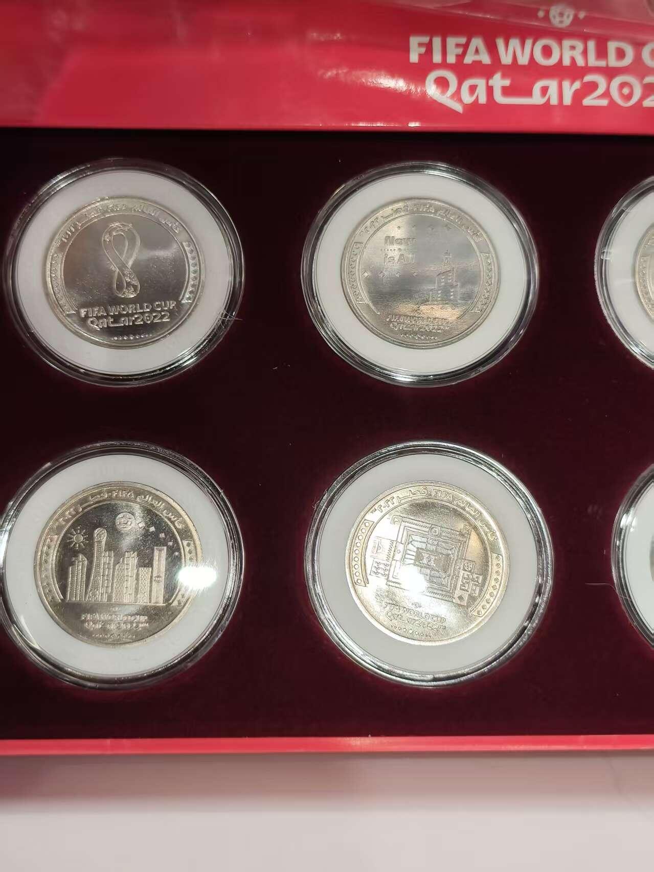 G&W世界散币，银币处理专场（第47场） 卡塔尔2022年世界杯8枚套