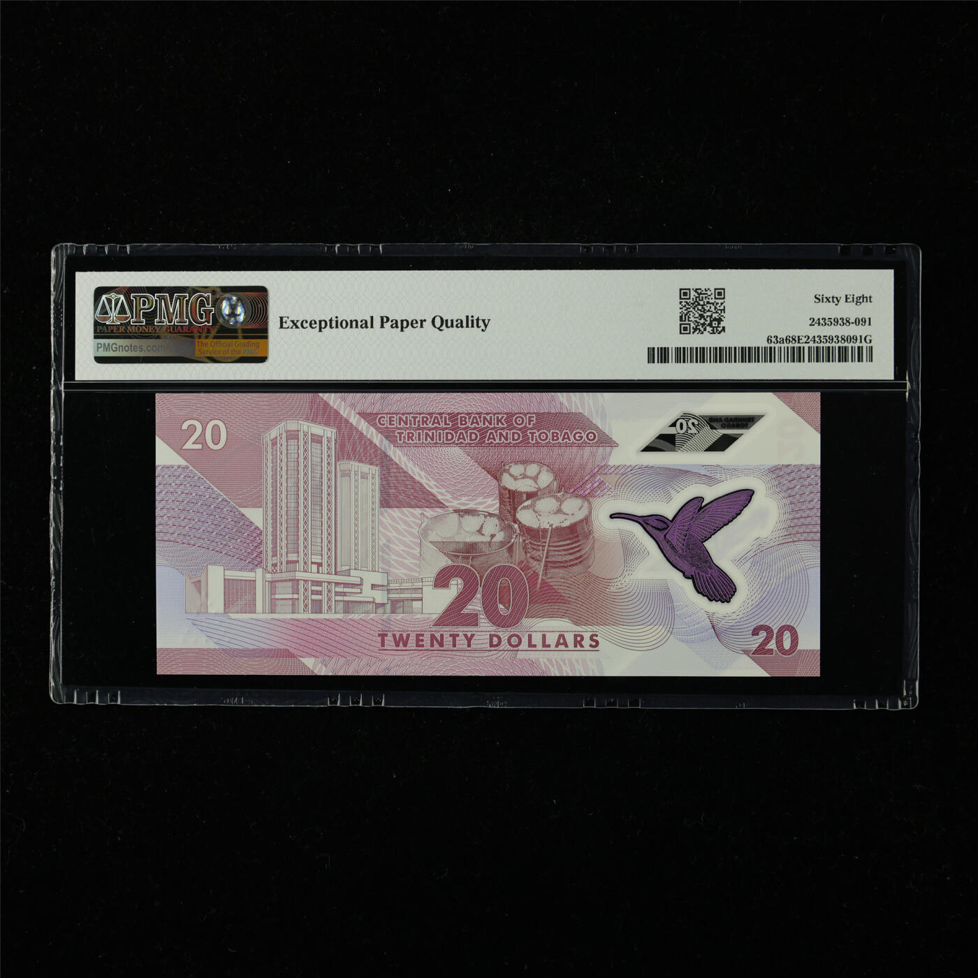 【亘邦集藏】第226期拍卖 2020年 特立尼达和多巴哥20元 PMG 68EPQ AR372881