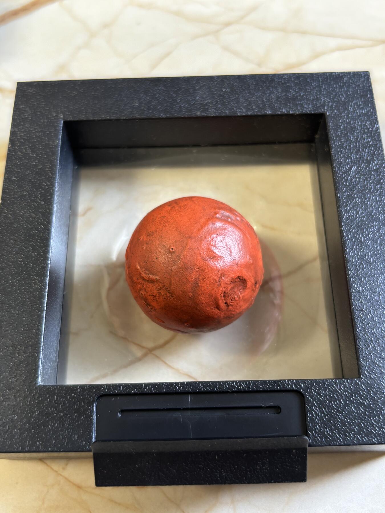 第197期拍卖 巴巴多斯2021年火星1盎司球形3D立体纪念银币，999银，发行1999枚