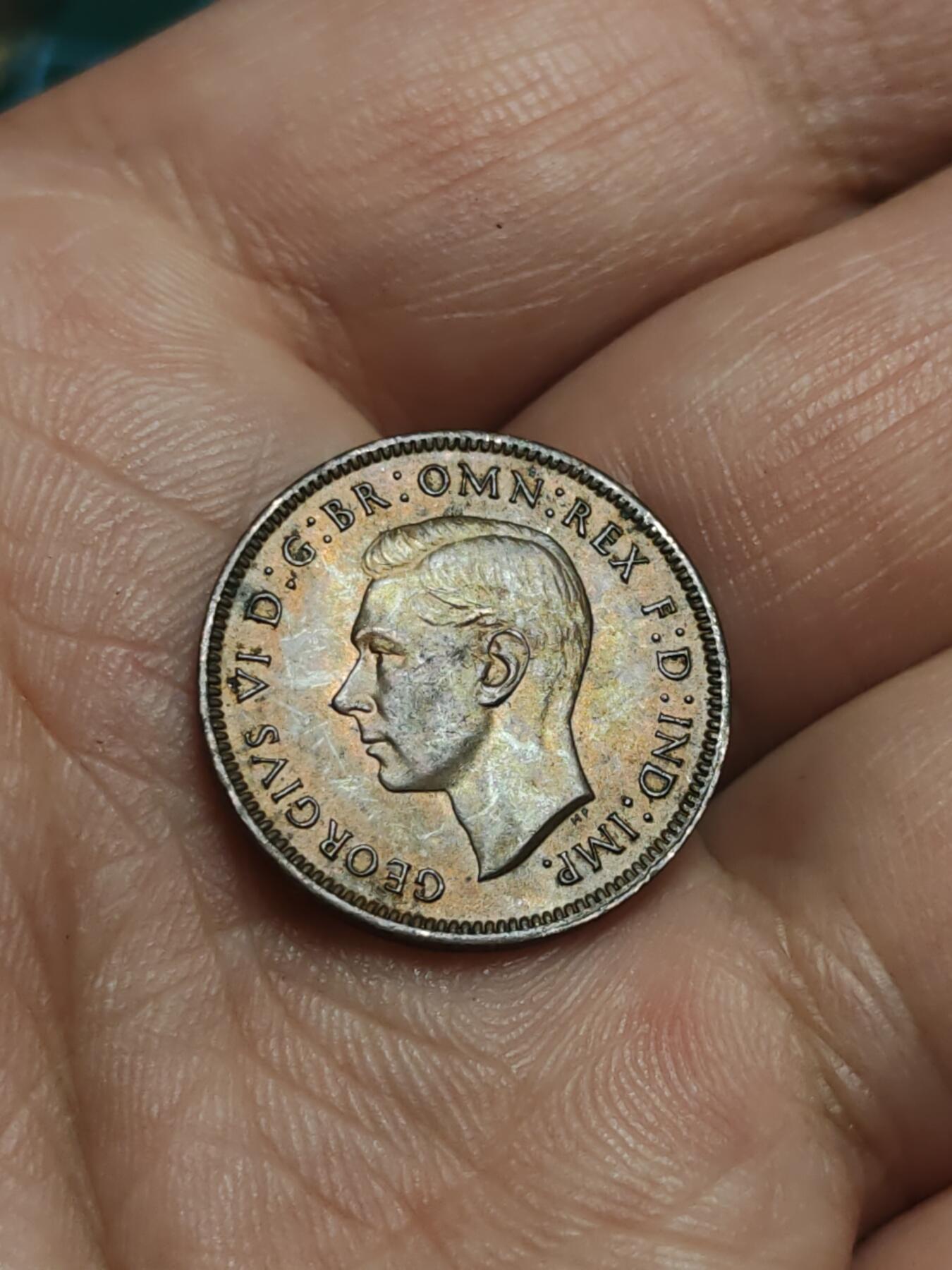 2026年第四十三场(总第二百一十二场）外国好品散币场(免佣金) 英国🇬🇧1943年1法新(乔治六世第一版)