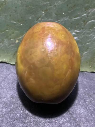 精美高玉化冻料鱼籽纹战国红玛瑙勒子一颗！ - 精美高玉化冻料鱼籽纹战国红玛瑙勒子一颗！