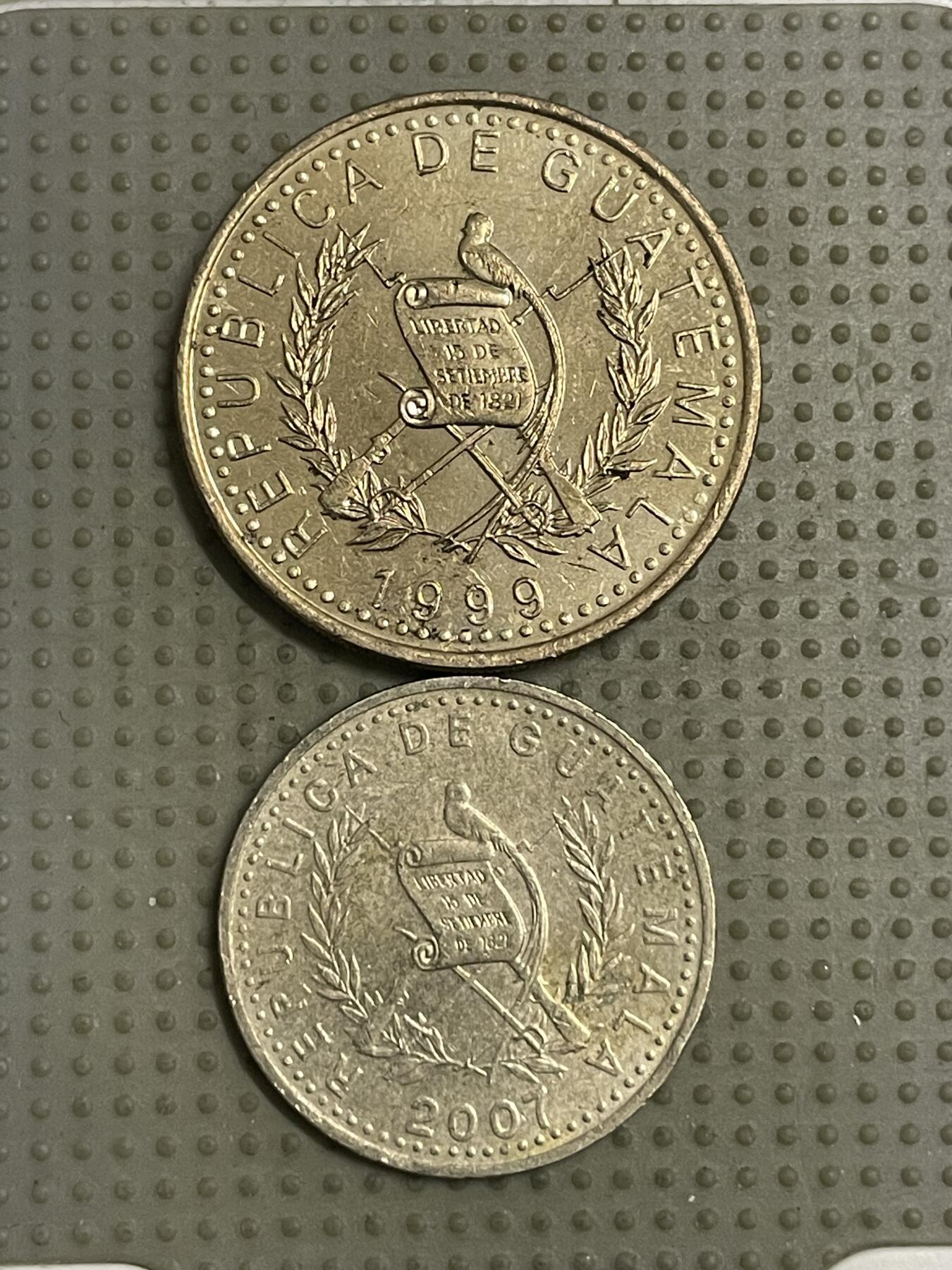 2026年第42场各国散币拍卖（总第192场） 危地马拉2枚