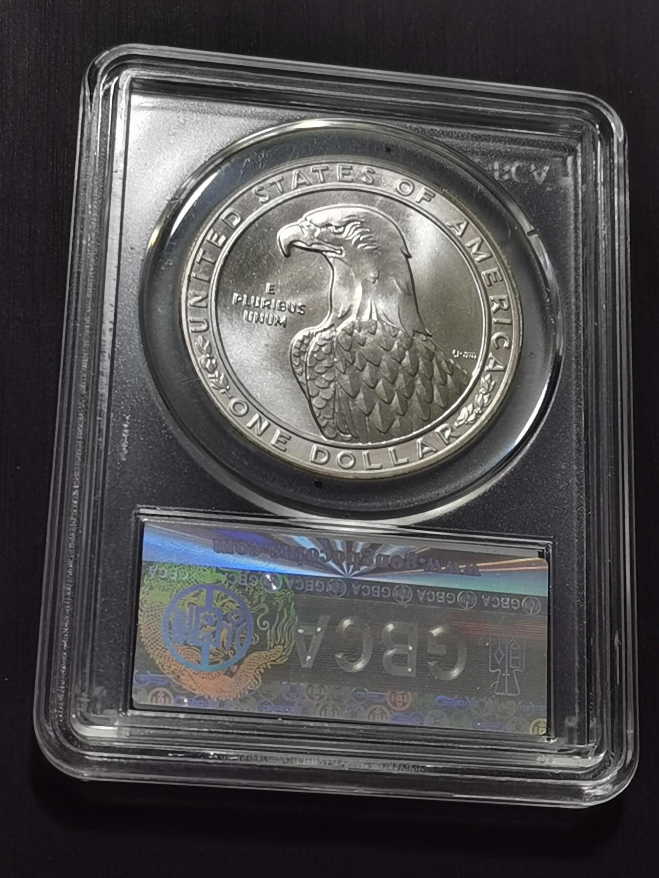 天下钱庄专场欢迎参拍 美国洛杉矶奥运会一美元银币