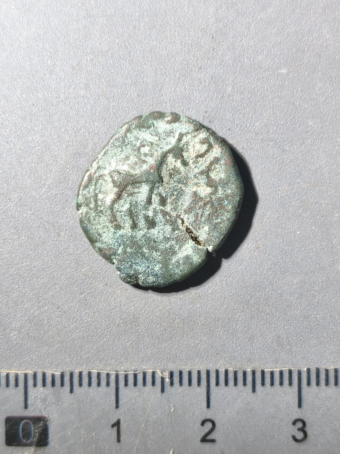 125期新疆红钱粟特钱币丝路钱币专场 B和田六铢马钱