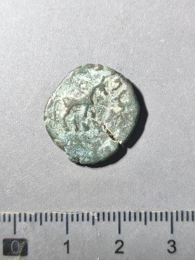 125期新疆红钱粟特钱币丝路钱币专场 - B和田六铢马钱