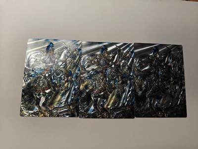 龙虎卡牌-八二场（满200元包邮，无佣金，每周六结拍，欢迎送拍） - 光刻3张  齐卡文化  梓墨 - 五虎将马超 三宫