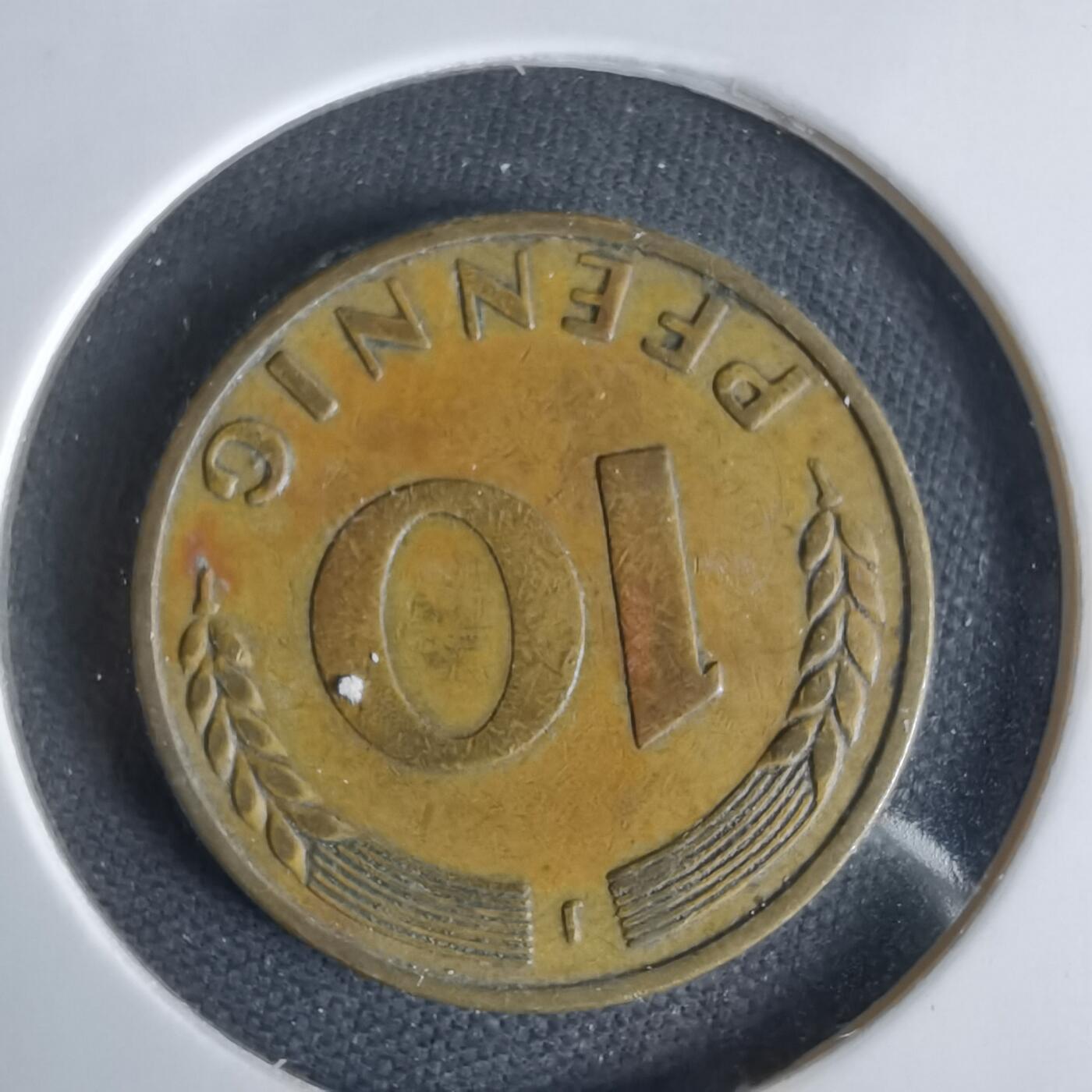 沼泽如烟--第1047场 德国1949年10芬尼