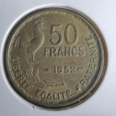 沼泽如烟--第1047场 - 法国1952年50法郎