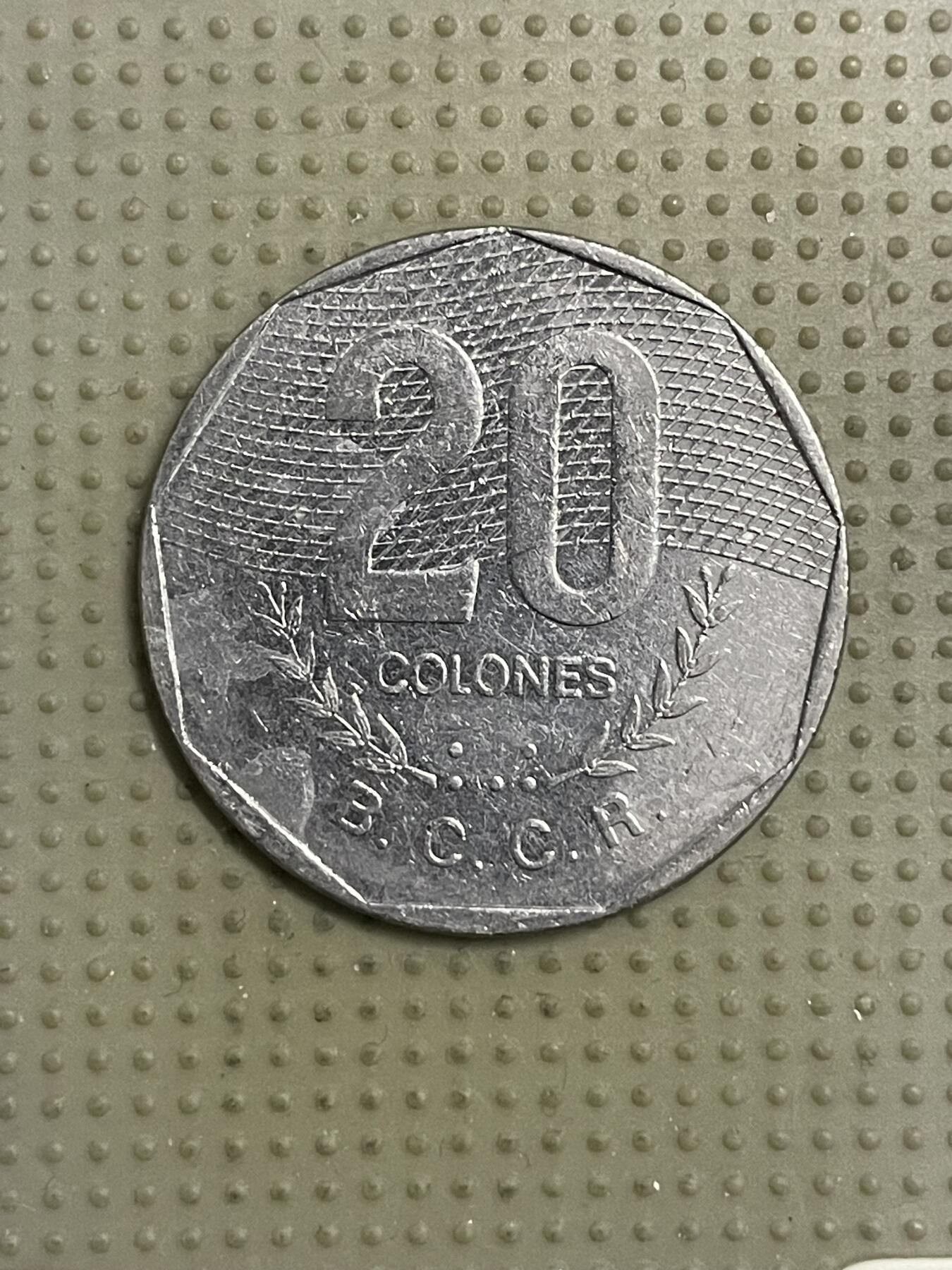 2026年第42场各国散币拍卖（总第192场） 哥斯达黎加1983年20科朗