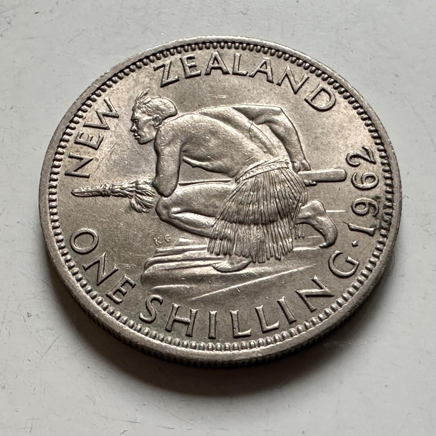 🌹外币初藏🌹🐯2026年第40场   每周二四六晚8️⃣点 世界钱币 新西兰1962年一先令