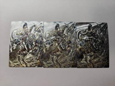 龙虎卡牌-八二场（满200元包邮，无佣金，每周六结拍，欢迎送拍） - 粗闪3张  齐卡文化  梓墨 - 五虎将马超 三宫