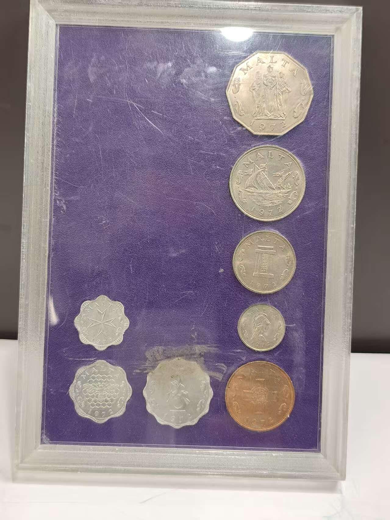 G&W世界散币，银币处理专场（第47场） 马耳他1972年8枚套