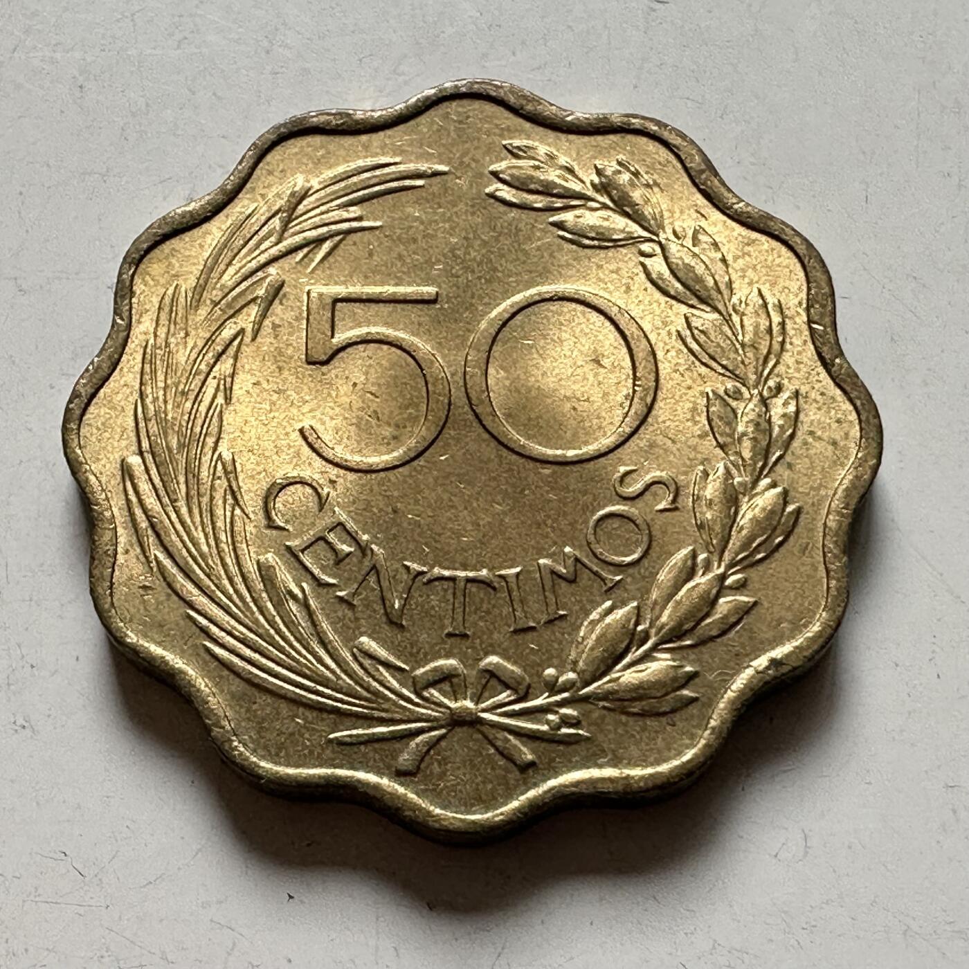 🌹外币初藏🌹🐯2026年第40场   每周二四六晚8️⃣点 世界钱币 巴拉圭1953年50分