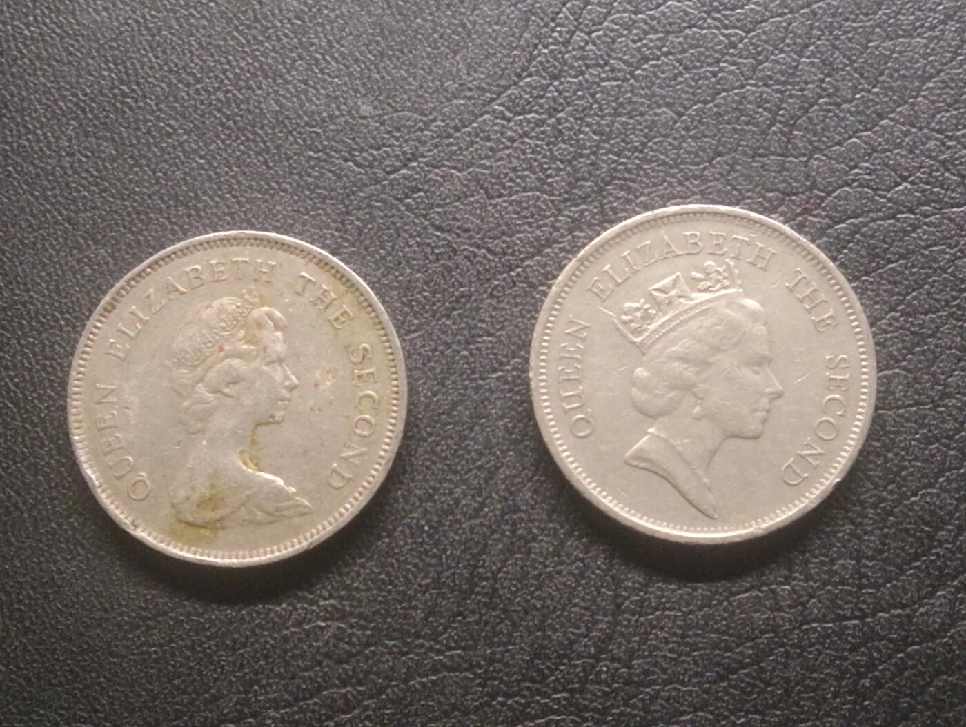 荟藏特别场次第十五期——“社长的硬币堆” 英属香港壹圆两个不同头像·