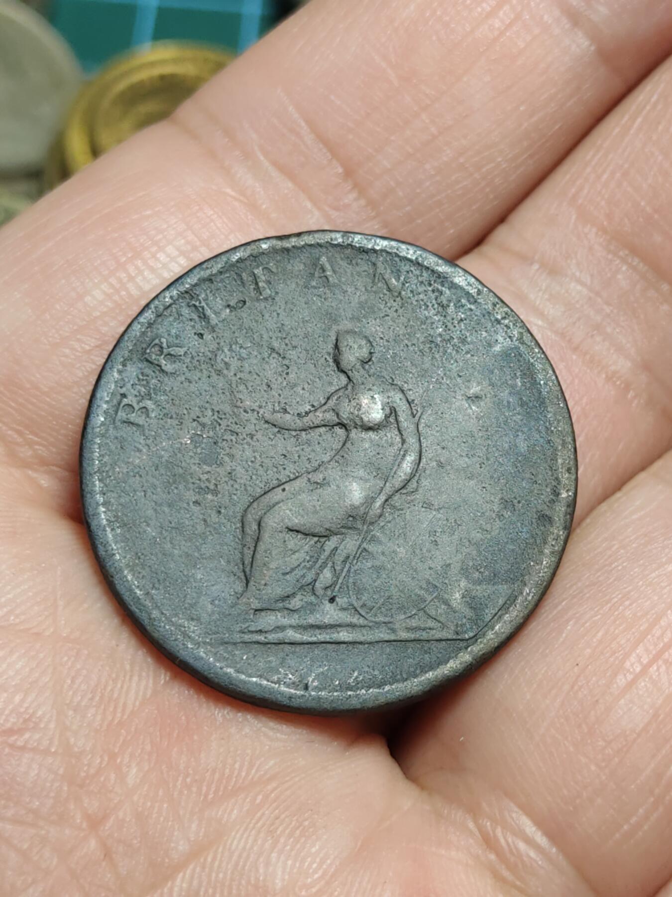 2026年第四十三场(总第二百一十二场）外国好品散币场(免佣金) 英国🇬🇧1806年半便士(乔治三世第三版，首发年仅发行2年)