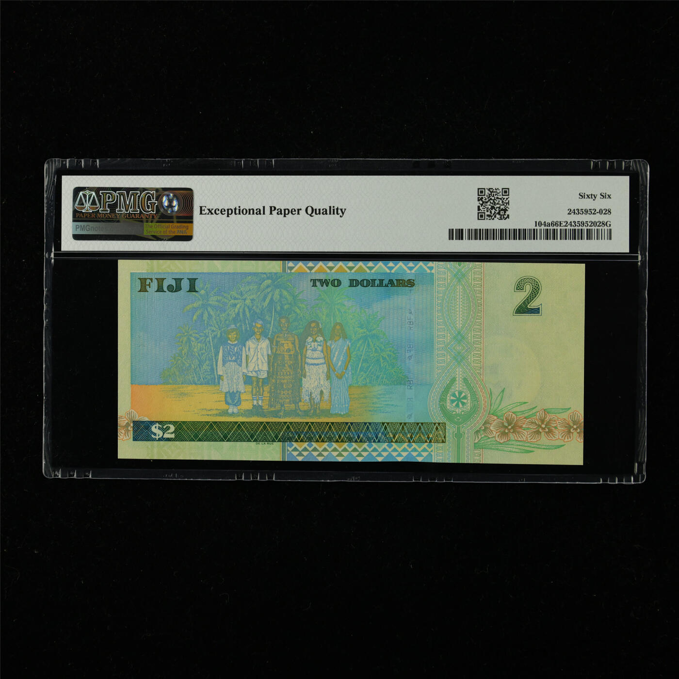 【亘邦集藏】第226期拍卖 2002年 斐济2元 PMG 66EPQ BK139203