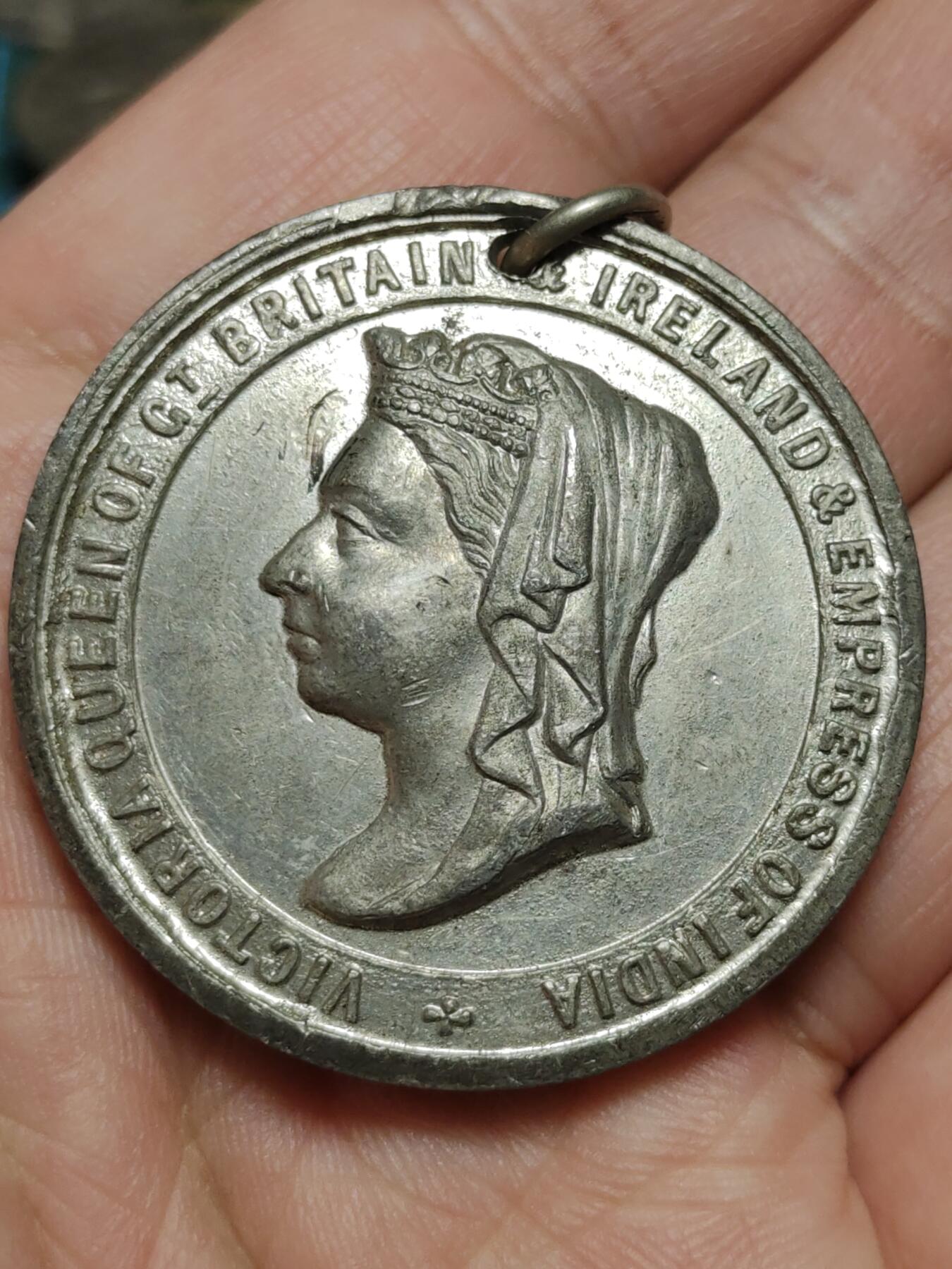 2026年第四十三场(总第二百一十二场）外国好品散币场(免佣金) 英国🇬🇧1887年奥尔德姆市版维多利亚女王登基50周年金禧纪念章，Numista 稀有度100