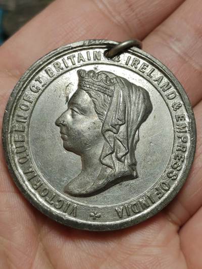 2026年第四十三场(总第二百一十二场）外国好品散币场(免佣金) - 英国🇬🇧1887年奥尔德姆市版维多利亚女王登基50周年金禧纪念章，Numista 稀有度100