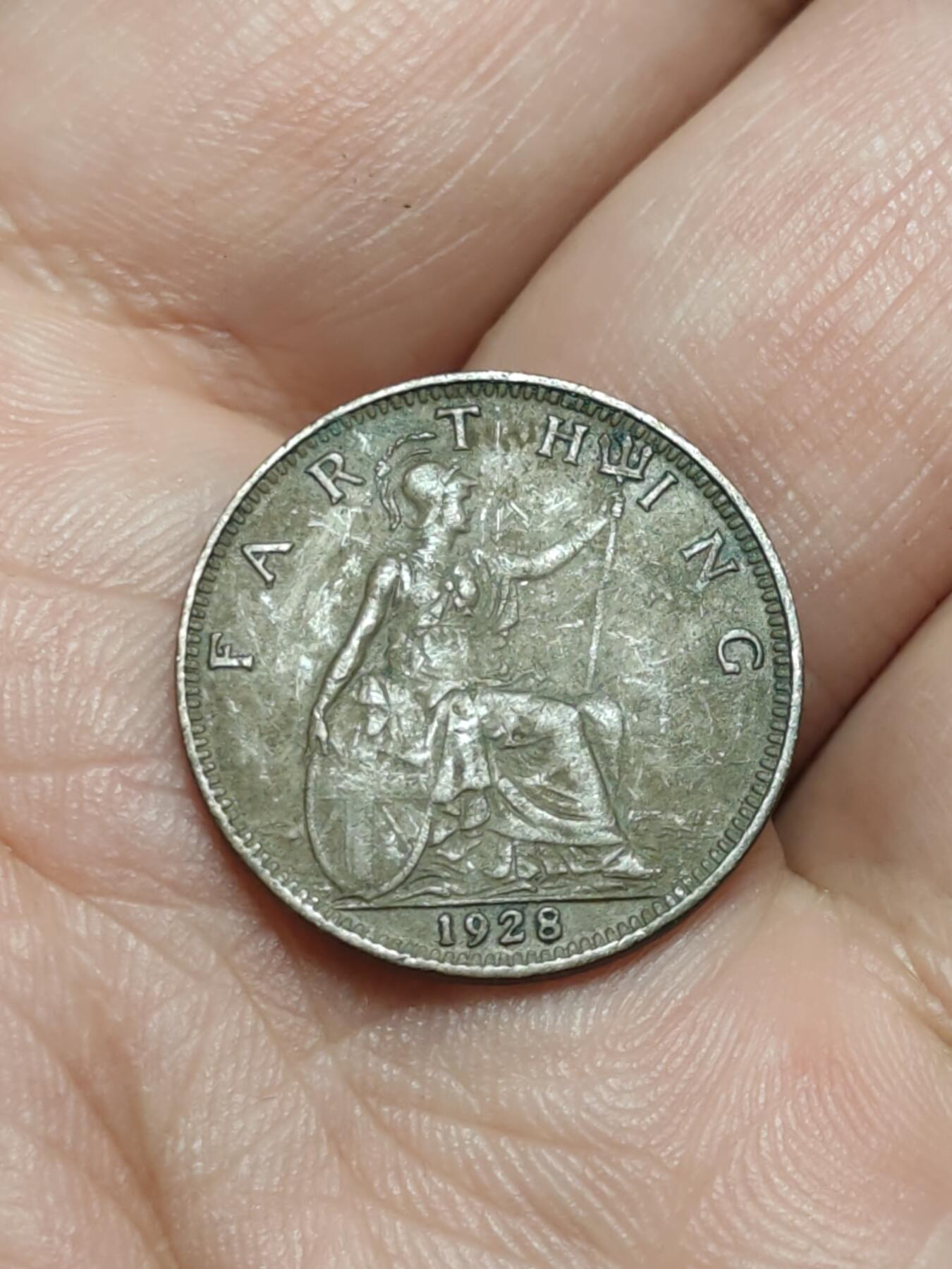 2026年第四十三场(总第二百一十二场）外国好品散币场(免佣金) 英国🇬🇧1928年1法新(乔治五世第三版)