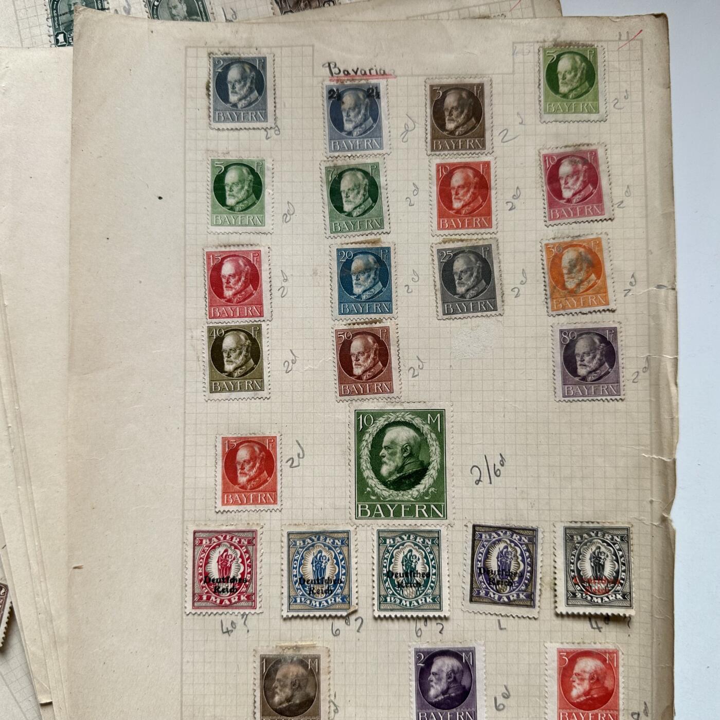 🌹外币初藏🌹🐯2026年第40场   每周二四六晚8️⃣点 世界钱币 世界各国二战前老邮票一组 大约上千张