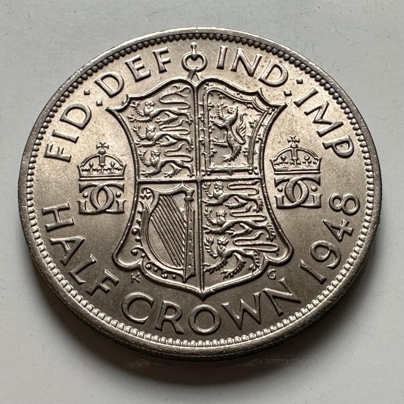 🌹外币初藏🌹🐯2026年第40场   每周二四六晚8️⃣点 世界钱币 英国1948年 半克朗