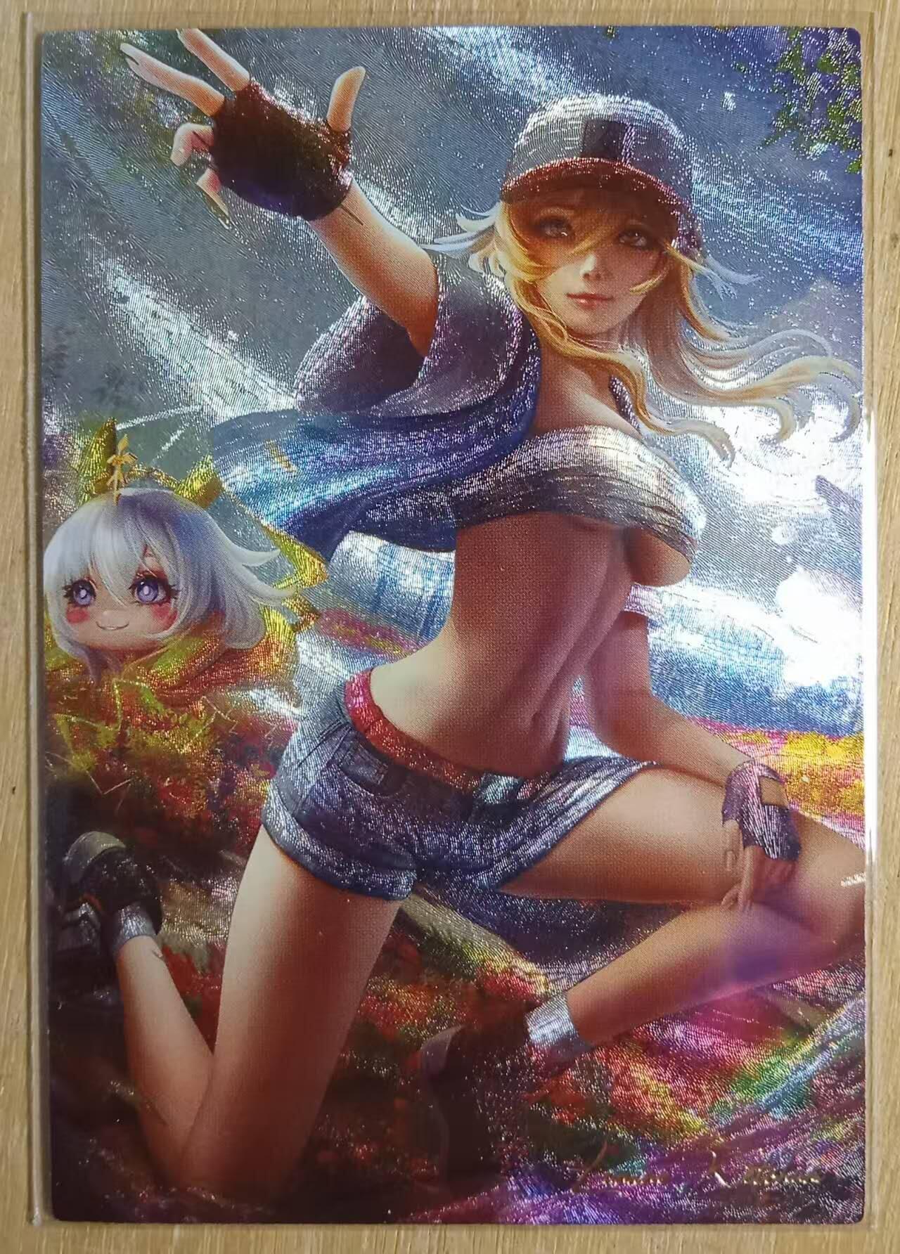 龙虎卡牌-八二场（满200元包邮，无佣金，每周六结拍，欢迎送拍） 粗闪 藏无缺卡牌 璇哥 小人系列美女