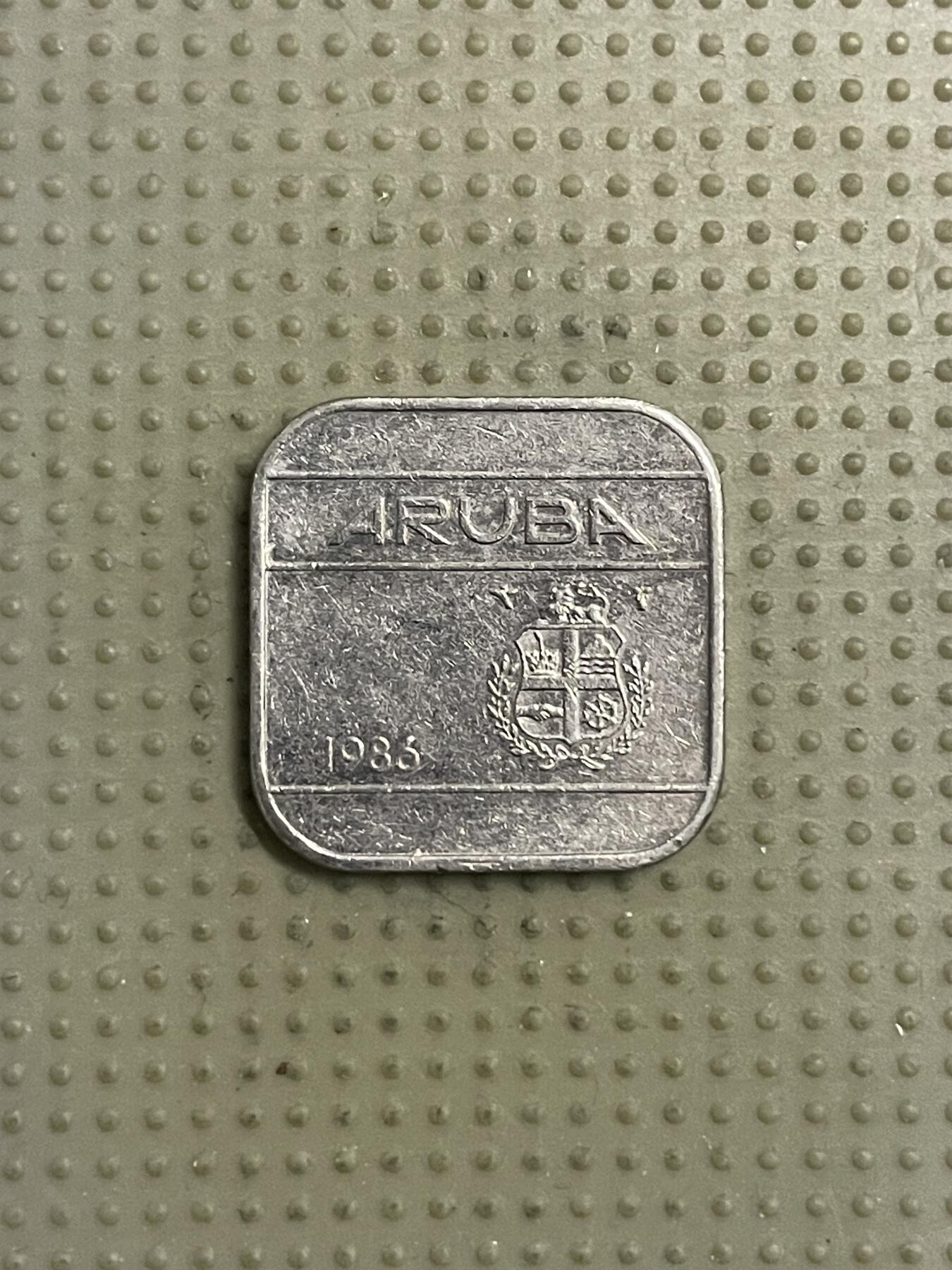 2026年第42场各国散币拍卖（总第192场） 阿鲁巴1986年50分