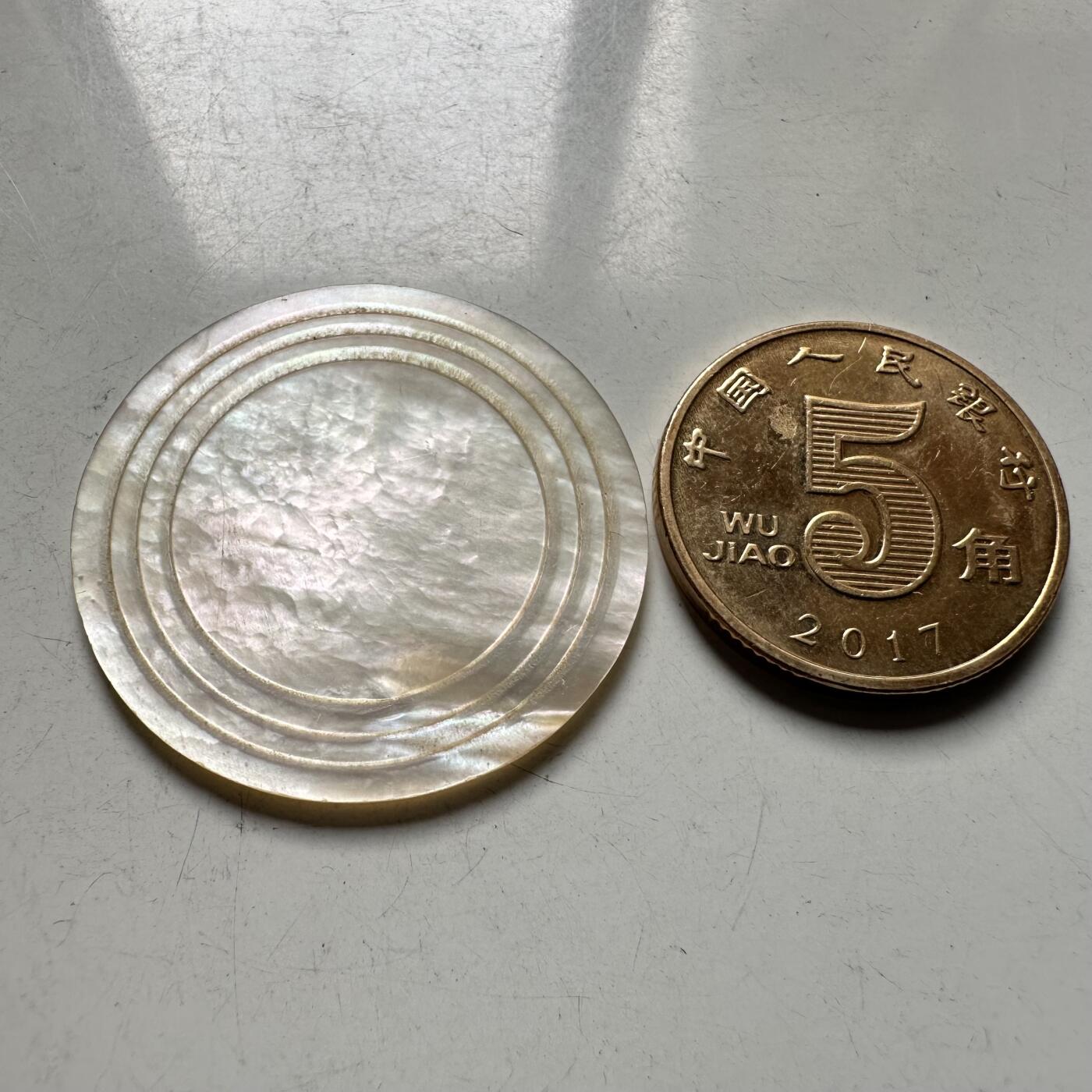 🌹外币初藏🌹🐯2026年第40场   每周二四六晚8️⃣点 世界钱币 清代十三行出口螺钿筹码（贝雕筹码）--3