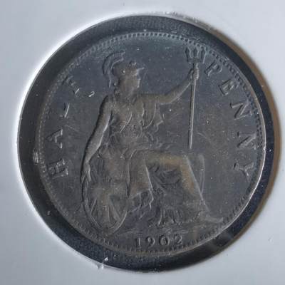 沼泽如烟--第1047场 - 英国1902年半便士